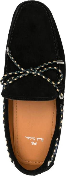 PS Paul Smith Springfield suede boat shoes Black