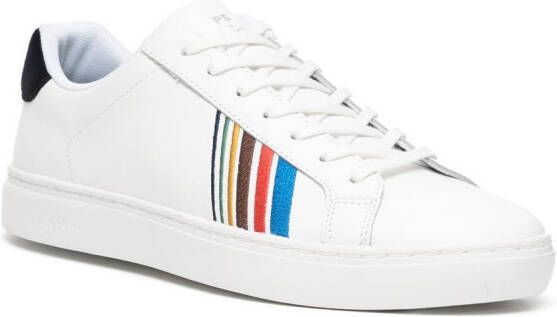 PS Paul Smith stripe-detail lace-up sneakers White