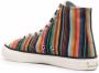 PS Paul Smith striped high-top sneakers Orange - Thumbnail 3
