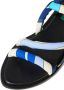 PUCCI abstract-print flat sandals Blue - Thumbnail 2