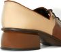 PUCCI Deby panelled leather loafers Neutrals - Thumbnail 4
