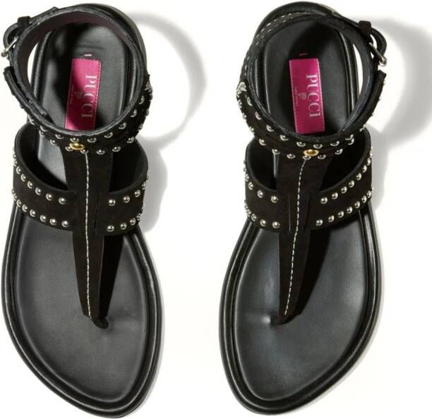 PUCCI Emilia leather sandals Black