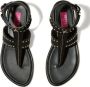 PUCCI Emilia leather sandals Black - Thumbnail 4