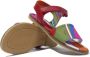 PUCCI Junior Onde-print satin-finish sandals Red - Thumbnail 4