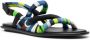 PUCCI Marmo-print flat sandals Blue - Thumbnail 2