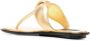 PUCCI metallic-effect thong sandals Gold - Thumbnail 3