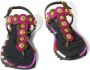 PUCCI Onde leather sandals Pink - Thumbnail 5