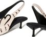 PUCCI studded leather slingback pumps Pink - Thumbnail 3