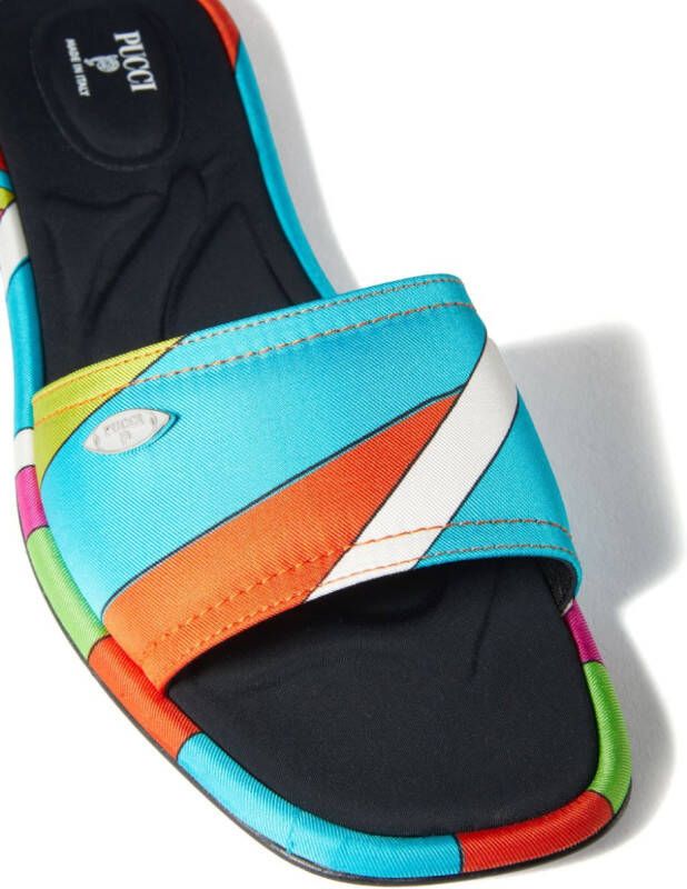 PUCCI Yummy multicolour sandals Blue