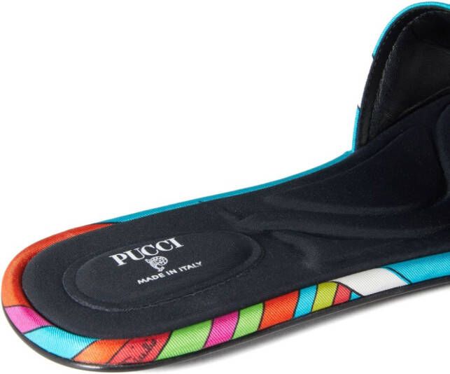 PUCCI Yummy multicolour sandals Blue