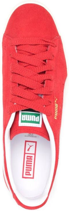 PUMA Clyde leather sneakers Red