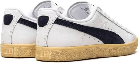 PUMA Clyde Vintage leather sneakers White