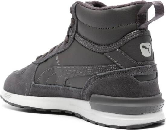 PUMA Graviton panelled high-top sneakers Grey