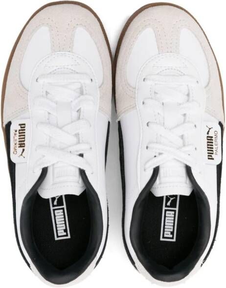 Puma Kids Palermo leather sneakers White