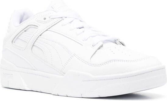 PUMA lace-up low-top sneakers White