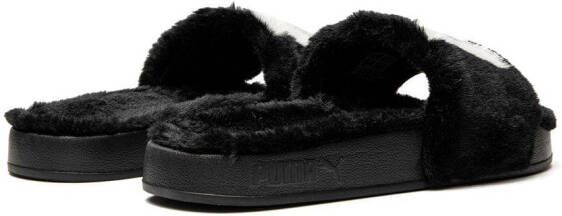 PUMA Leadcat 2.0 Fuzz slides Black