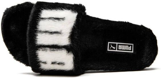 PUMA Leadcat 2.0 Fuzz slides Black