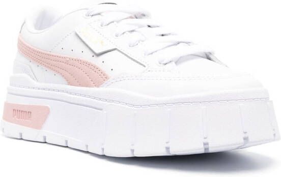 PUMA Mayze Stack platform sneakers White