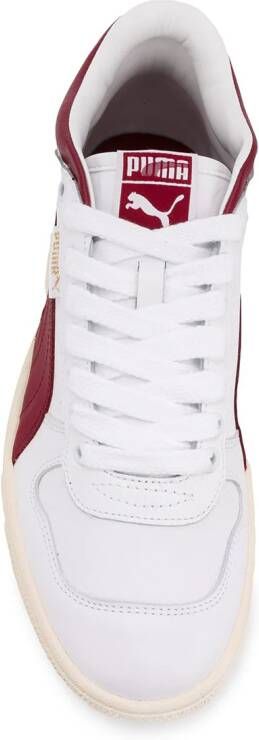 PUMA paneled low top sneakers White