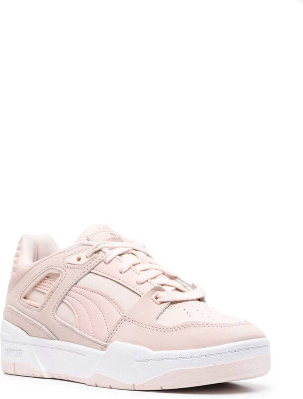PUMA panelled low-top sneakers Pink