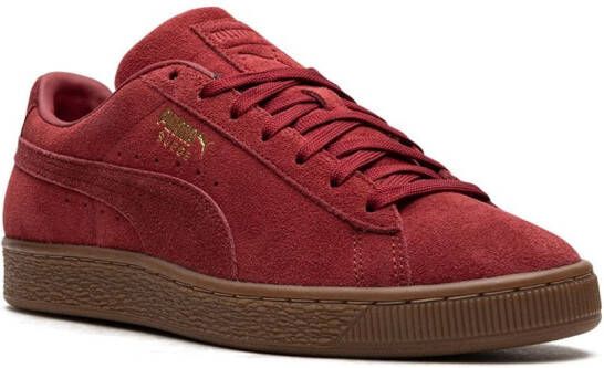 PUMA Suede Gum "Intense Red" sneakers