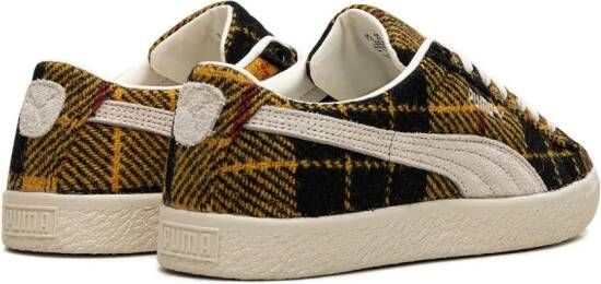PUMA Suede VTG Harris Tweed "Frosted Ivory Yellow" sneakers