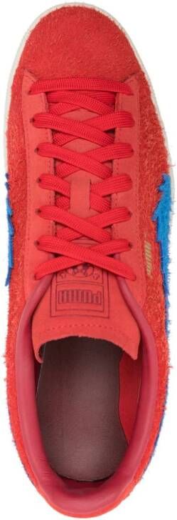 PUMA x One Piece Buggy suede sneakers Red