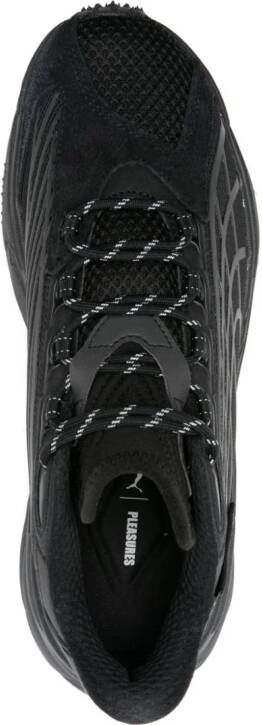 PUMA x Pleasures Spirex mesh sneakers Black