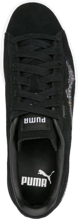 PUMA x Swarovski suede sneakers Black