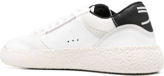 Puraai logo-patch panelled sneakers White