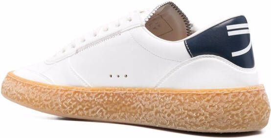 Puraai low-top lace-up sneakers White