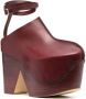 QUIRA 150mm platform ankle-strap clogs Red - Thumbnail 2