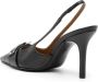 R13 95mm slingback leather pumps Black - Thumbnail 3