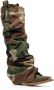 R13 camouflage-print 55mm knee-high boots Brown - Thumbnail 2