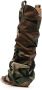 R13 camouflage-print 55mm knee-high boots Brown - Thumbnail 3