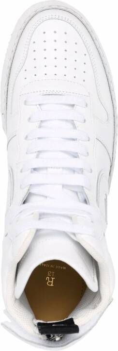 R13 chunky leather sneakers White