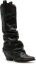 R13 Cowboy 65mm leather knee-high boots Black - Thumbnail 2