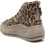 R13 leopard-print high-top sneakers Brown - Thumbnail 3