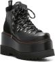 R13 Trailblazer leather platform boots Black - Thumbnail 2