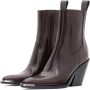 Rabanne Crimson 100mm leather Chelsea boots Red - Thumbnail 4