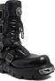 Rabanne x New Rock buckled leather boots Black - Thumbnail 2