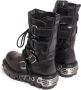 Rabanne x New Rock buckled leather boots Black - Thumbnail 3