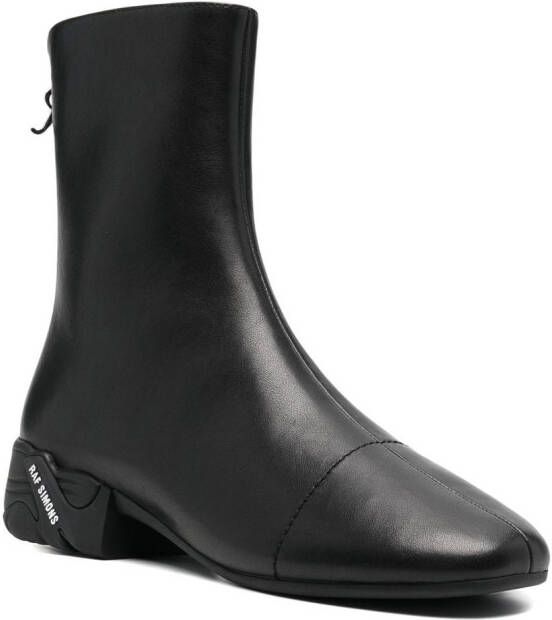 Raf Simons 45mm logo-sole detail boots Black