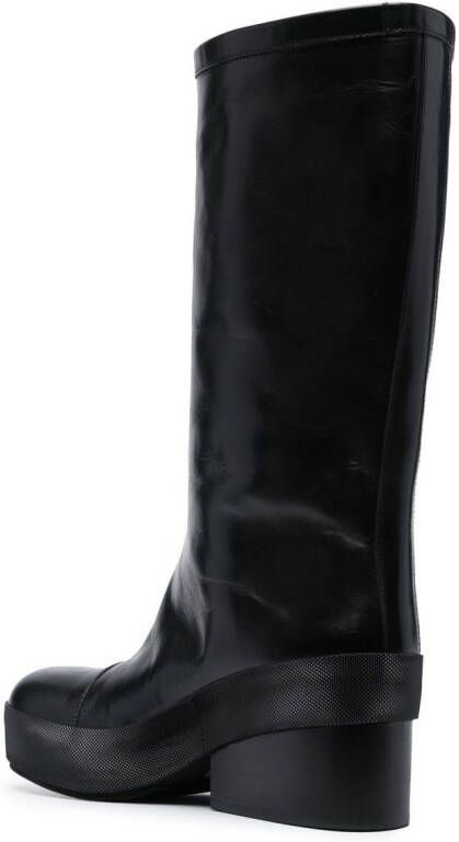 Raf Simons block-heel 75mm boots Black
