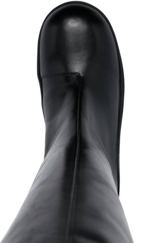 Raf Simons block-heel 75mm boots Black