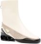 Raf Simons colour-block 45mm ankle boots White - Thumbnail 2