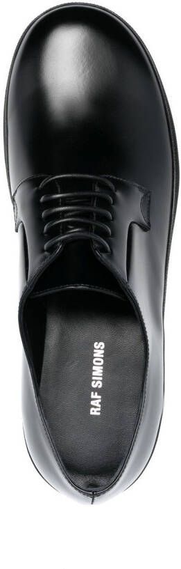 Raf Simons lace-up leather derby shoes Black
