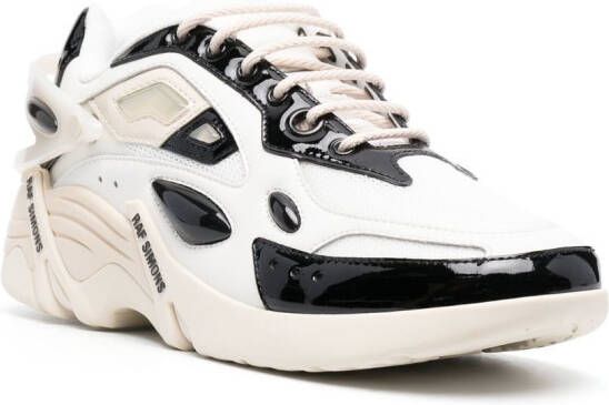 Raf Simons multi-panel lace-up sneakers White