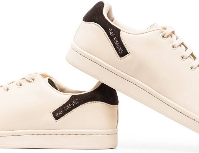 Raf Simons Orion faux-leather low-top sneakers Neutrals