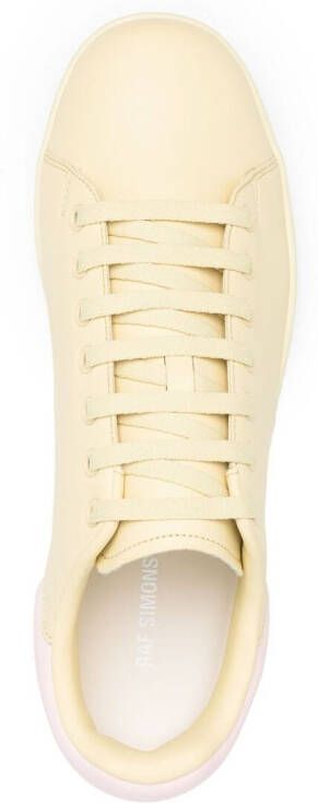 Raf Simons Orion leather sneakers Yellow